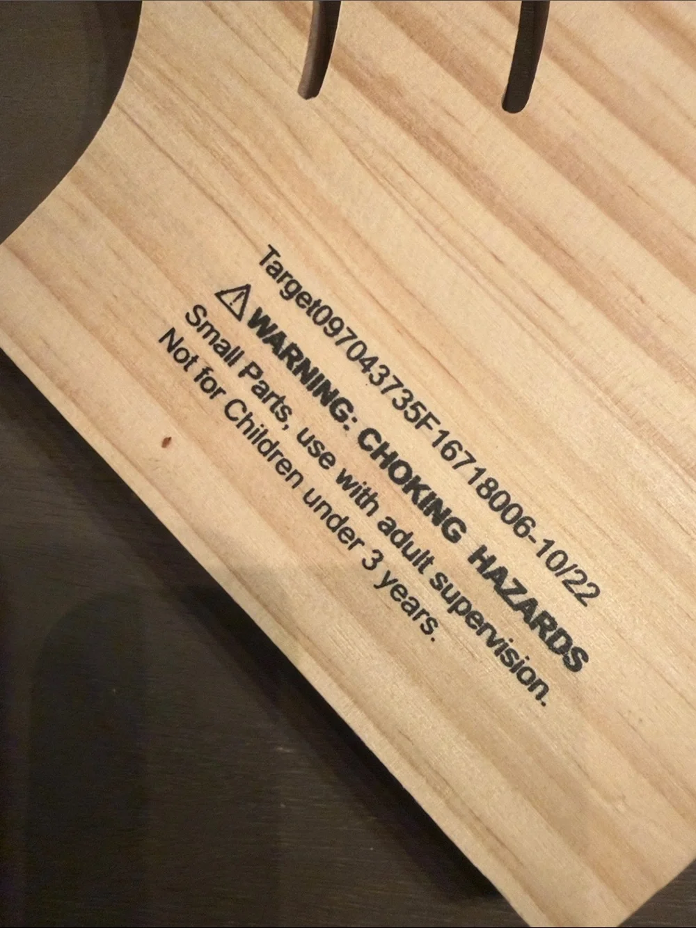 Target decorative wooden